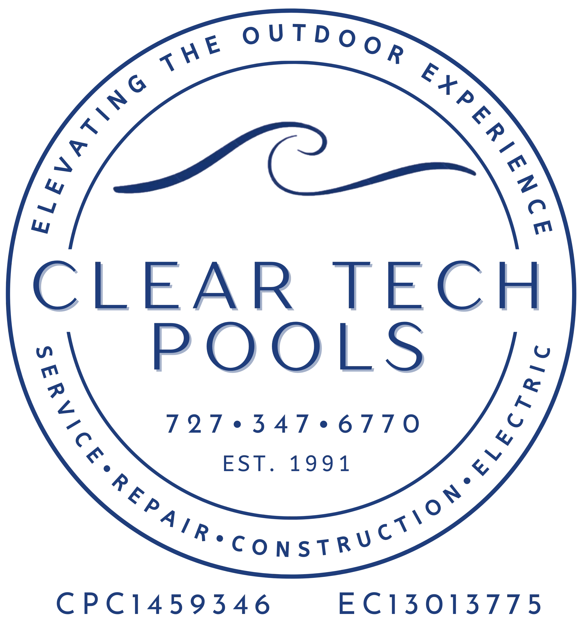 Clear Tech Pools logo